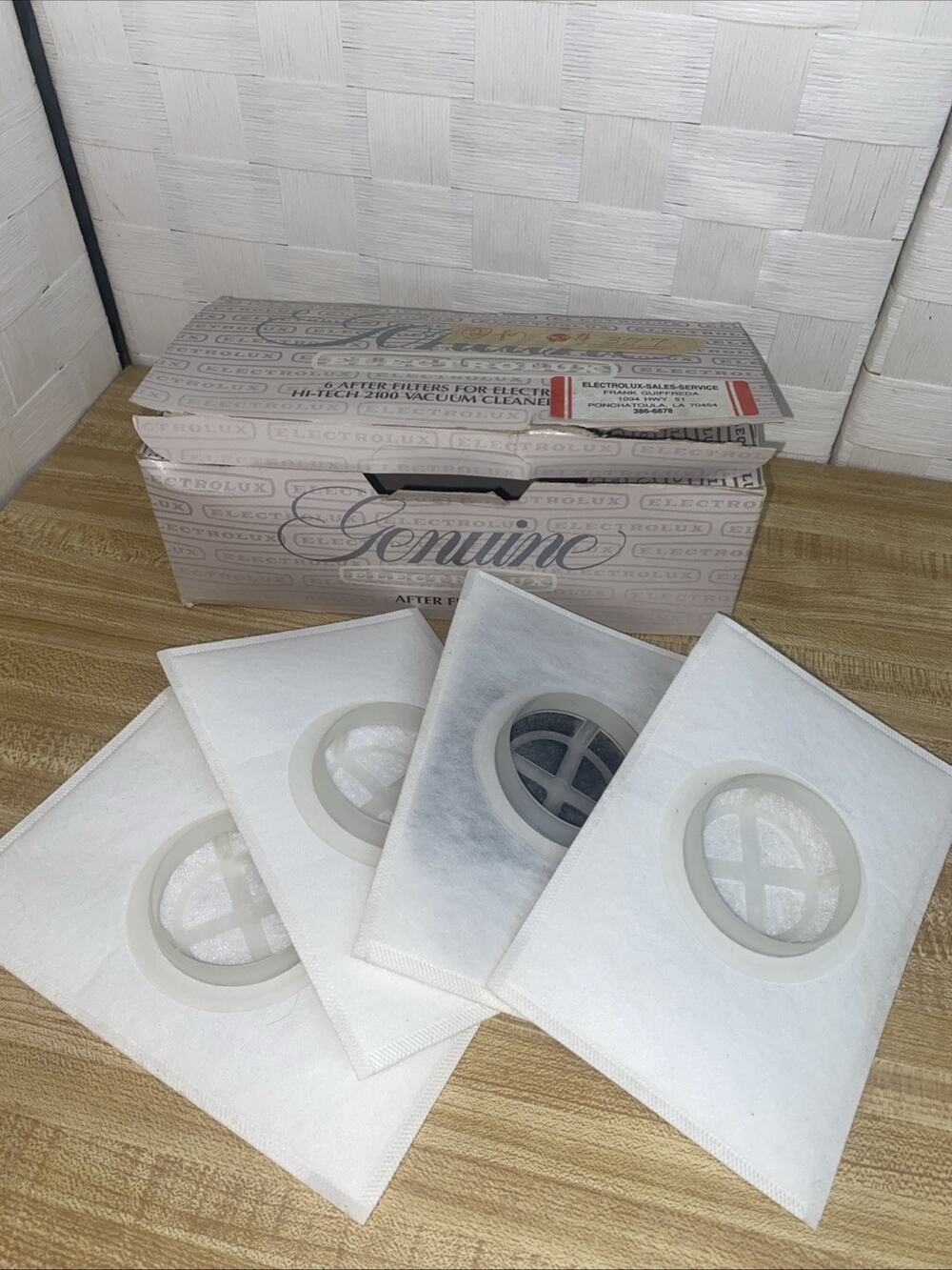 4 Vintage Exhaust After Filters for Electrolux Vacuum Cleaner Original Box